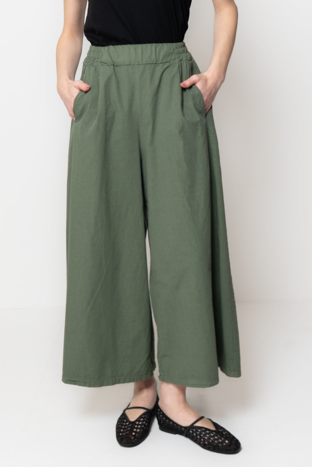 Pantalone Culotte in Tela Paracadute