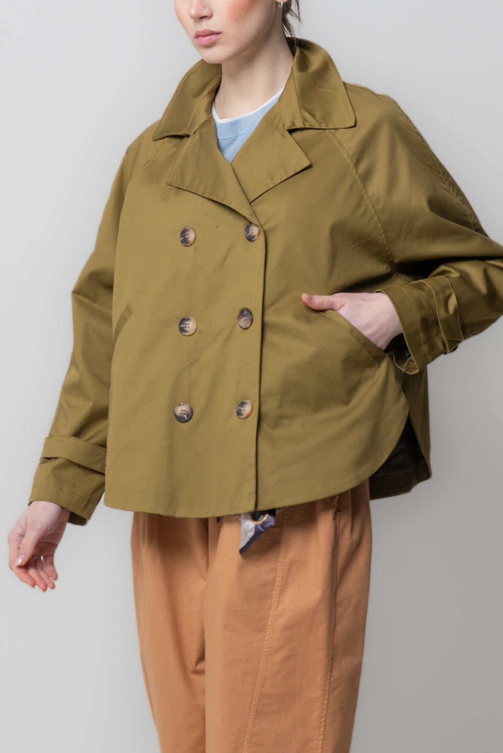 Giacca Cropped Doppiopetto