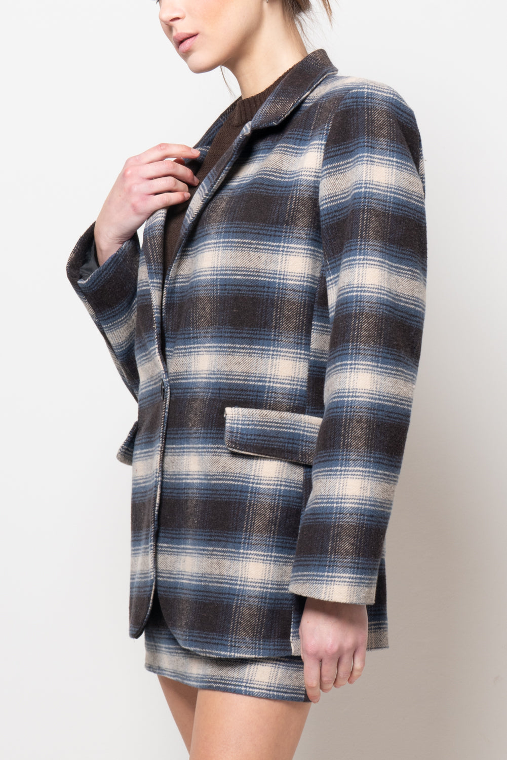 Giacca tartan a completo