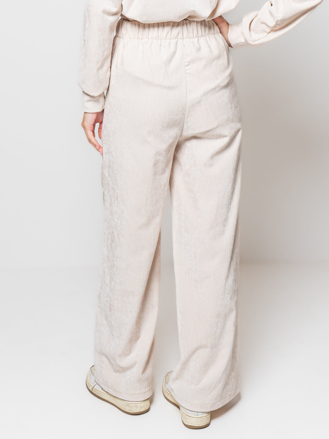 Pantalone palazzo in ciniglia