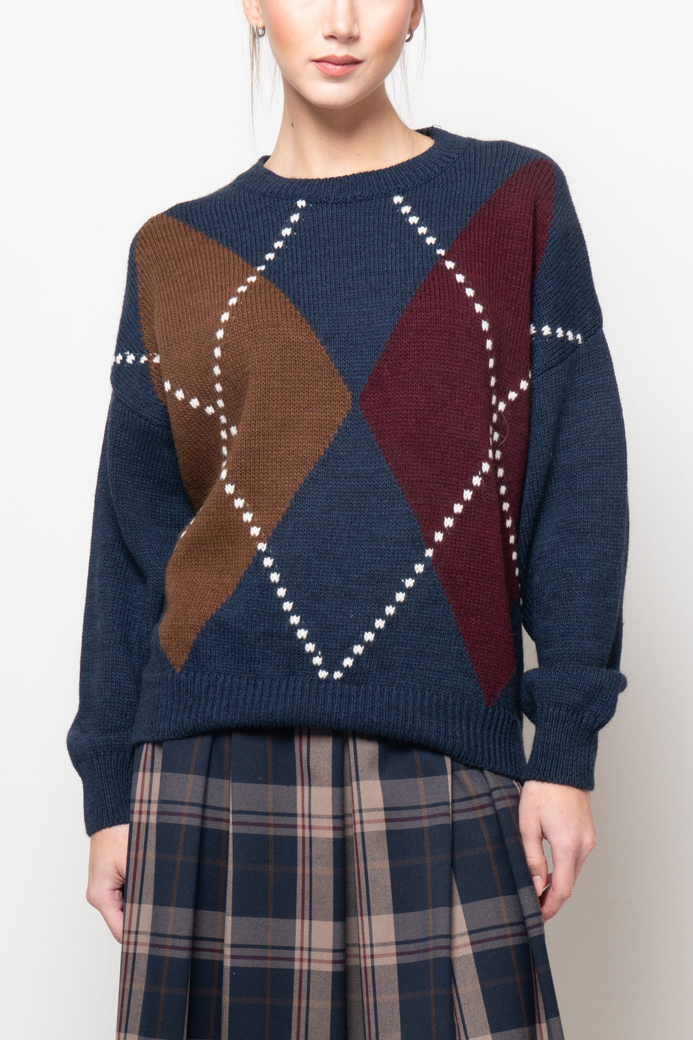 Maglia con doppio rombo