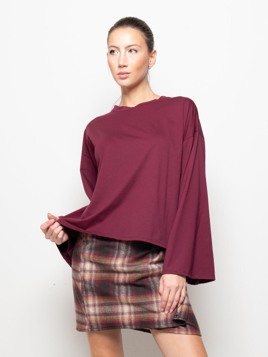 Maglia oversize girocollo