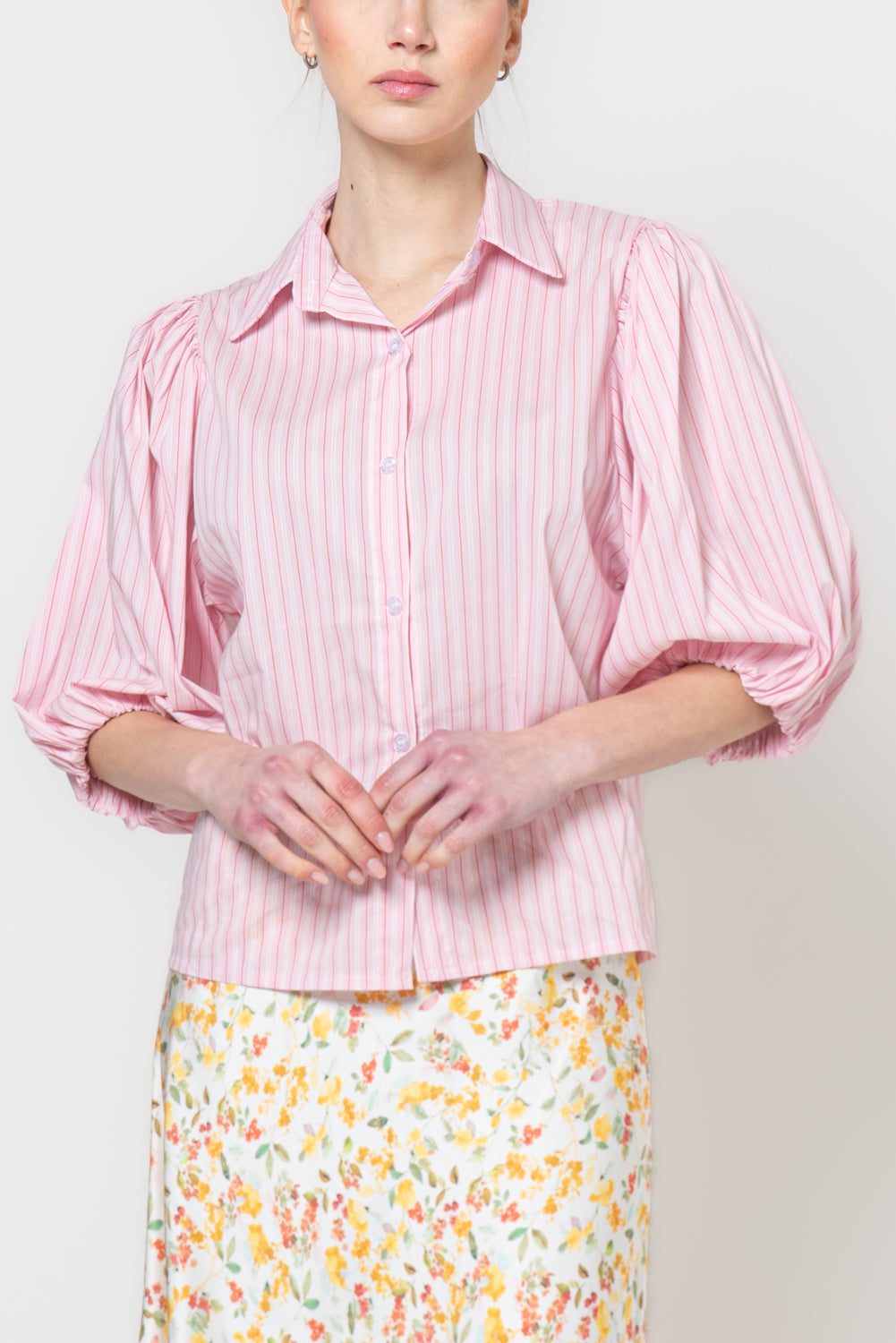 Camicia con manica volume