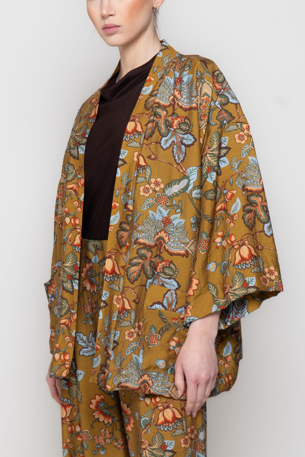 Kimono foderato fantasia