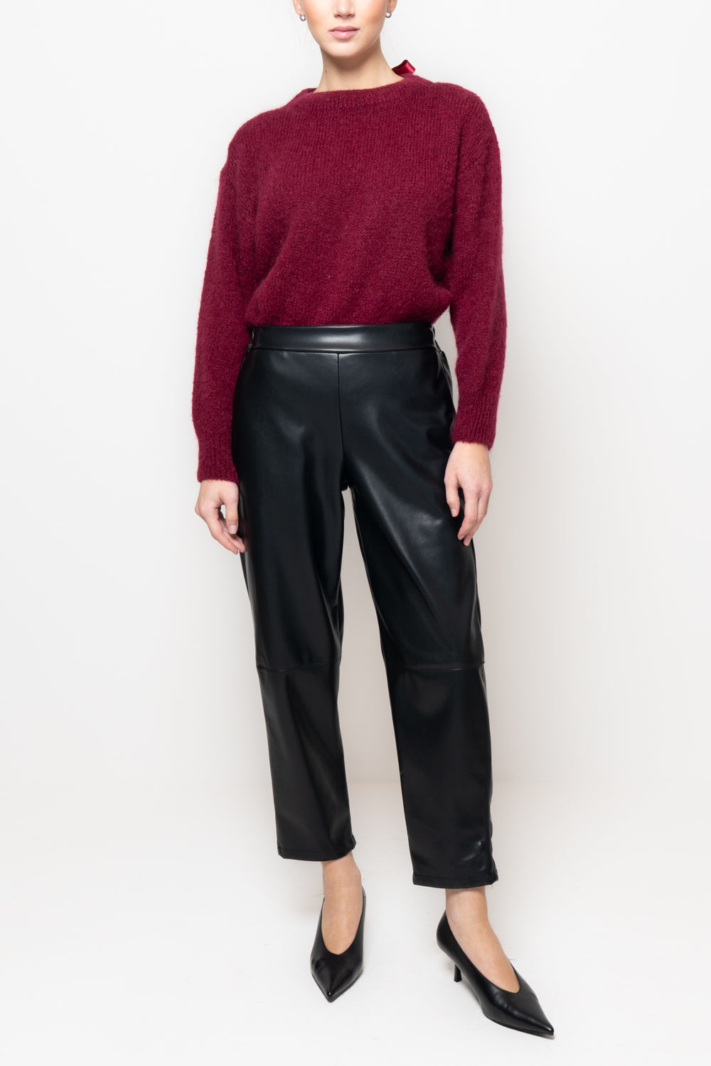 Pantalone baggy con elastico dietro