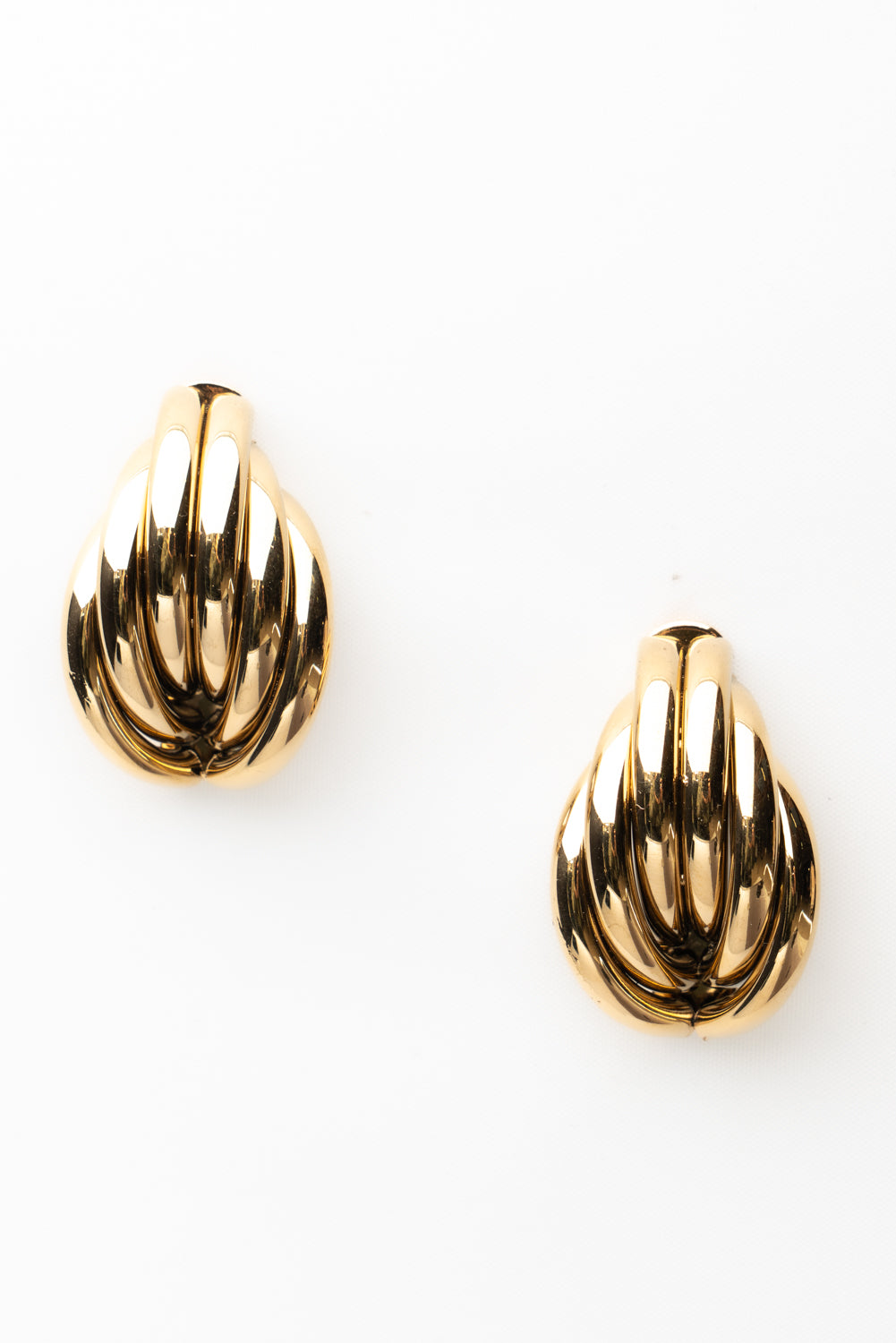 Orecchini a Mezza Luna Texturizzati