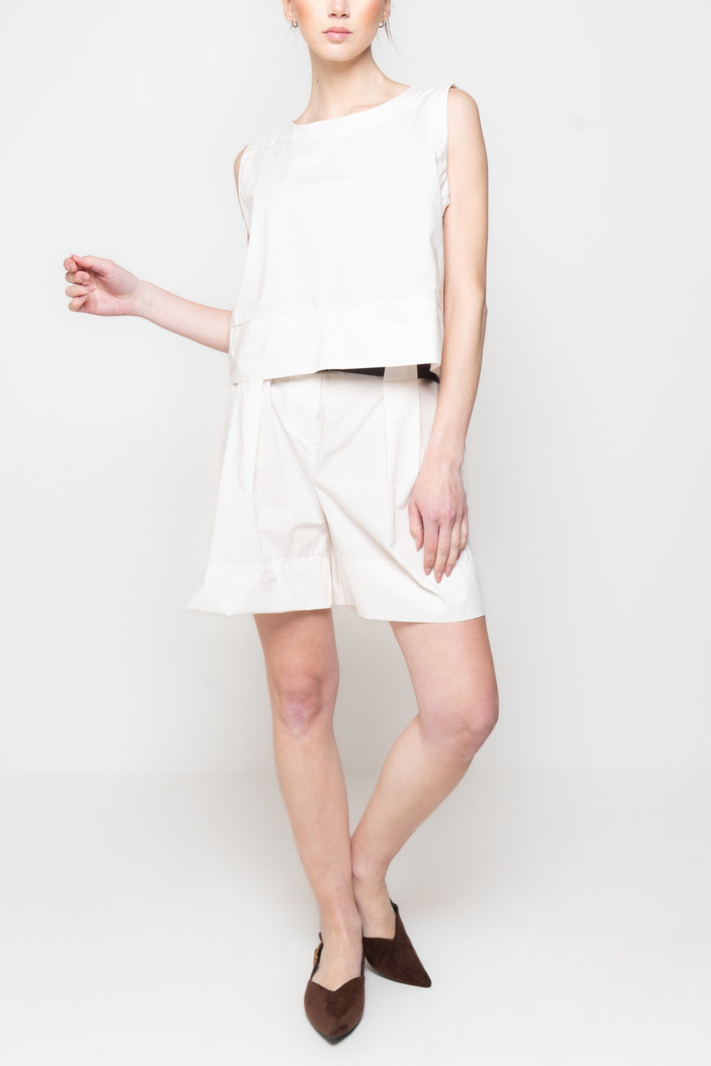 Top in cotone a scatola