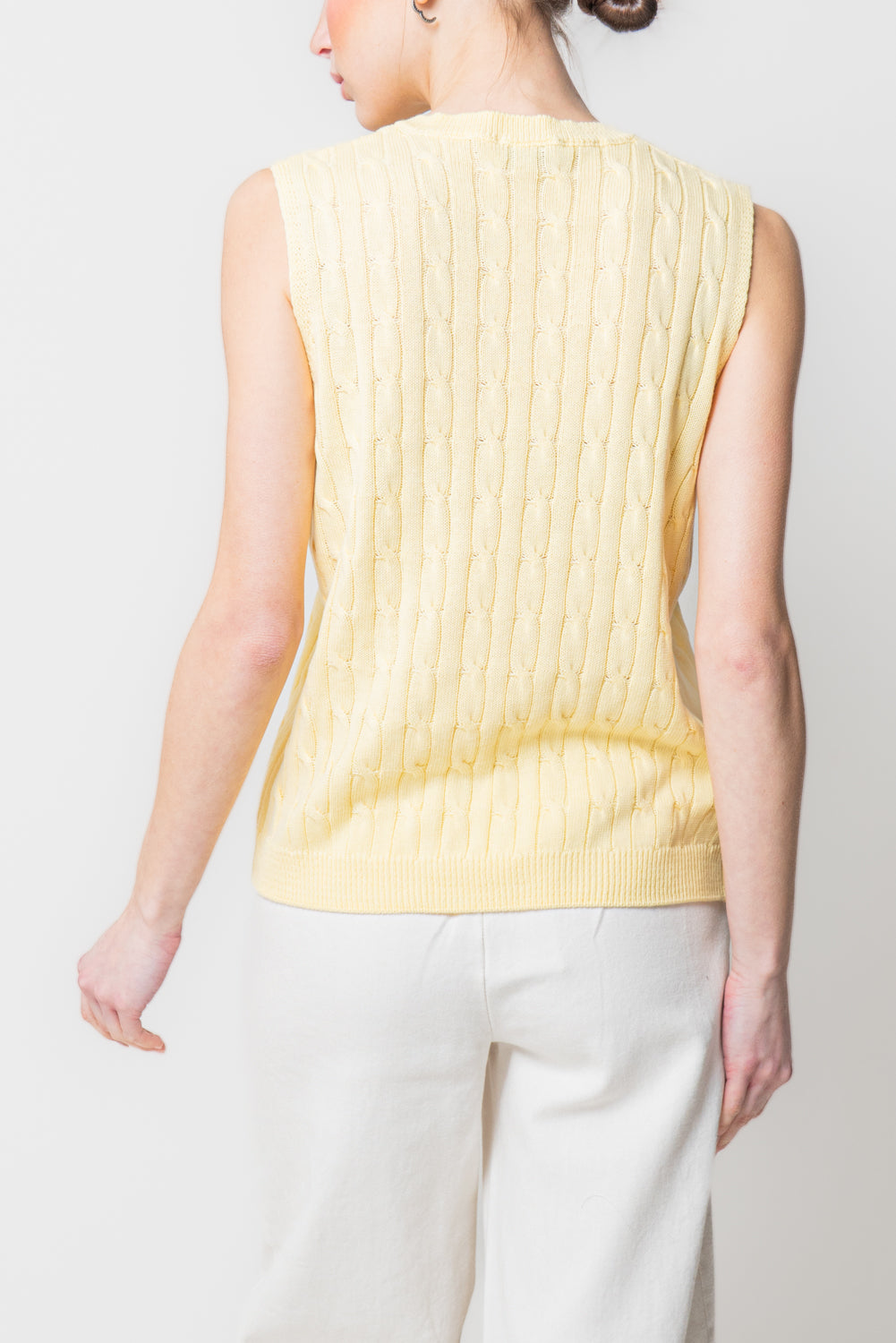 Gilet in Maglia a Trecce