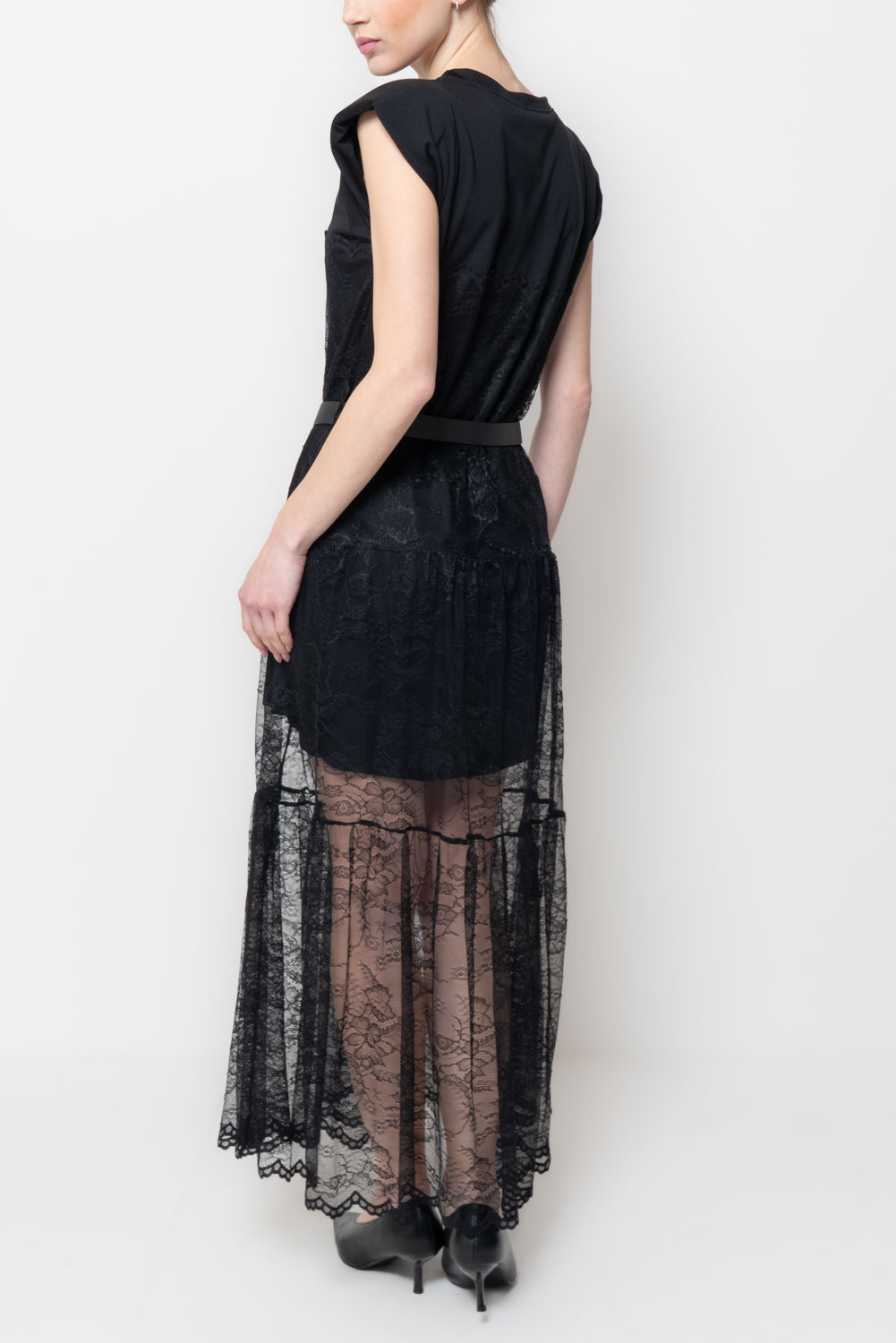 Abito Combinato con Pizzo