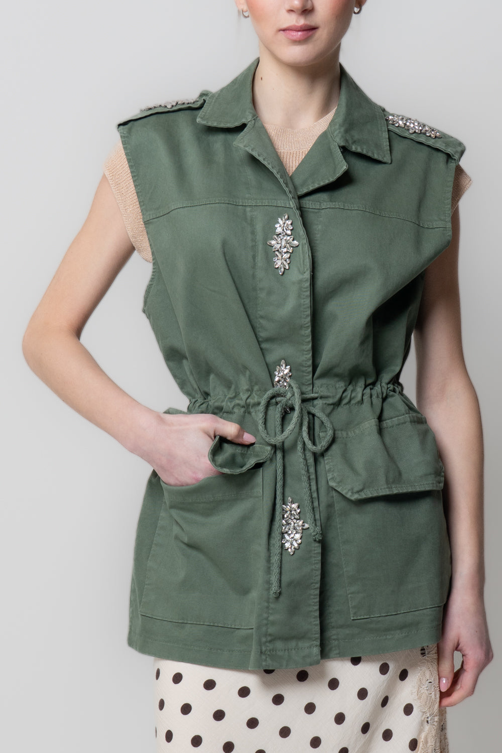 Gilet Sahariana Gioiello