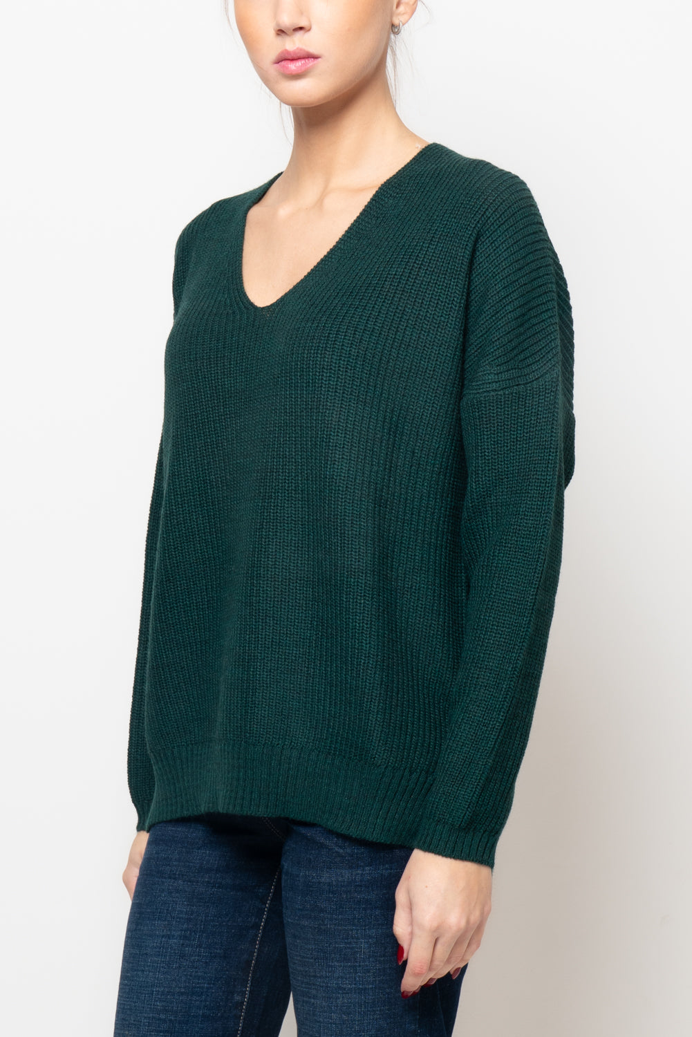 Maglia inglese scollo a V