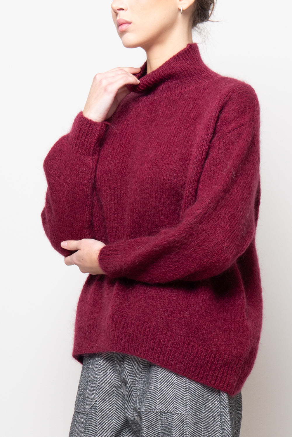 Maglia collo a cratere