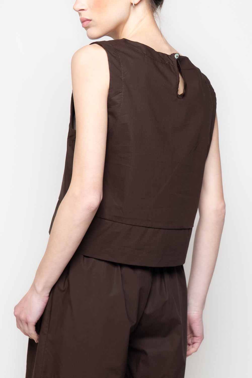 Top in cotone a scatola