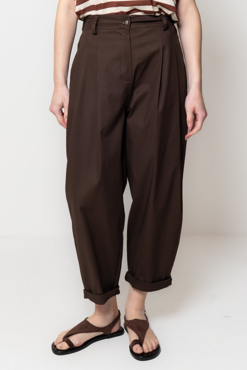 Pantalone in Cotone con Pences