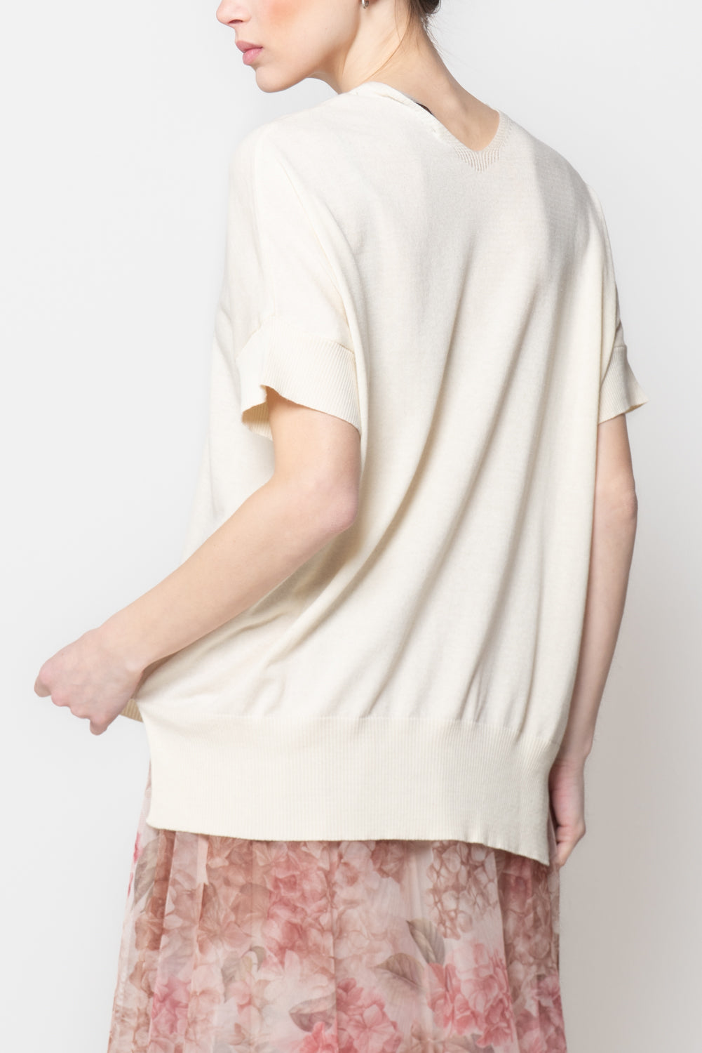 Maglia over scollo V