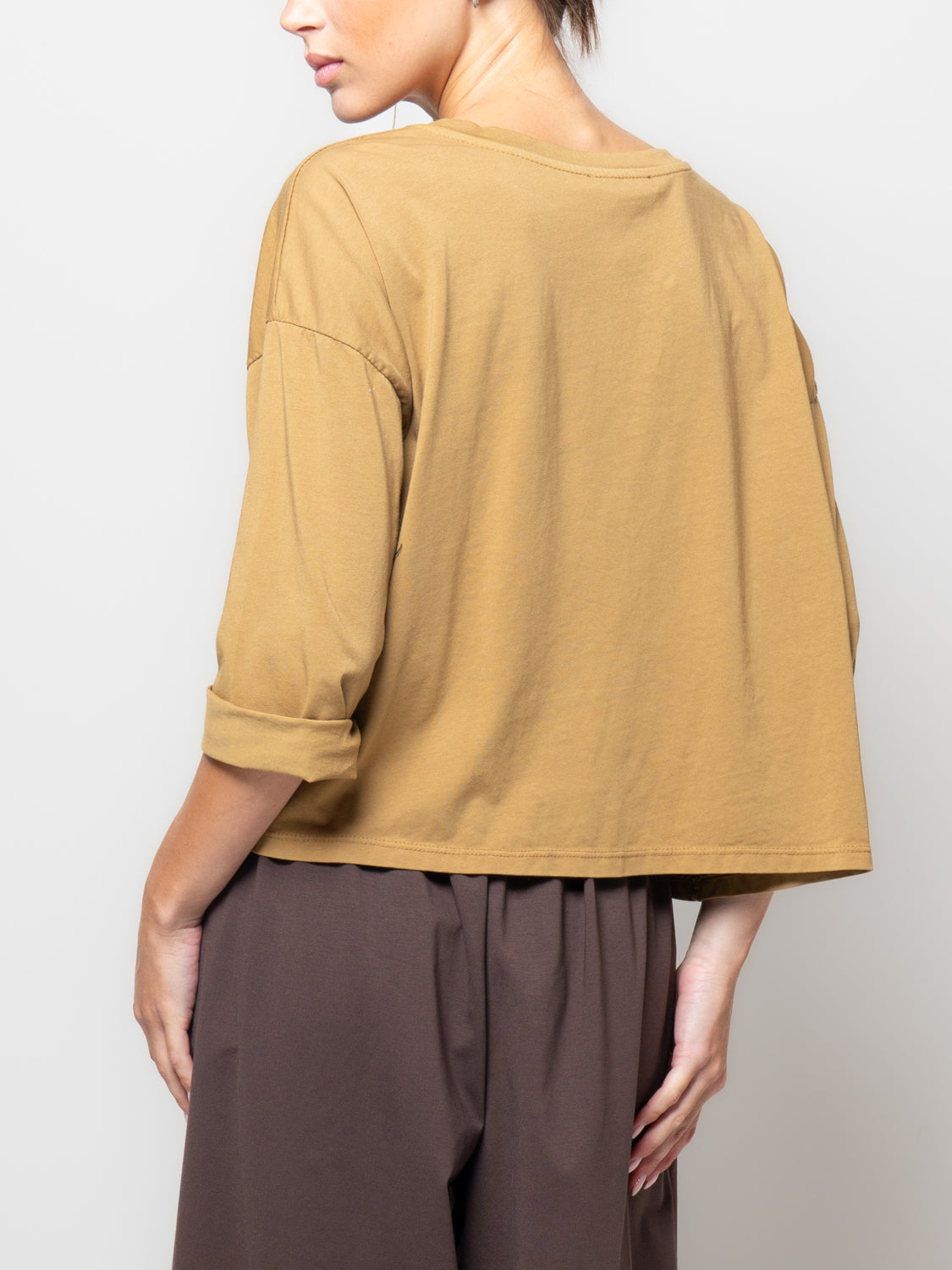 T shirt a manica lunga con tasca