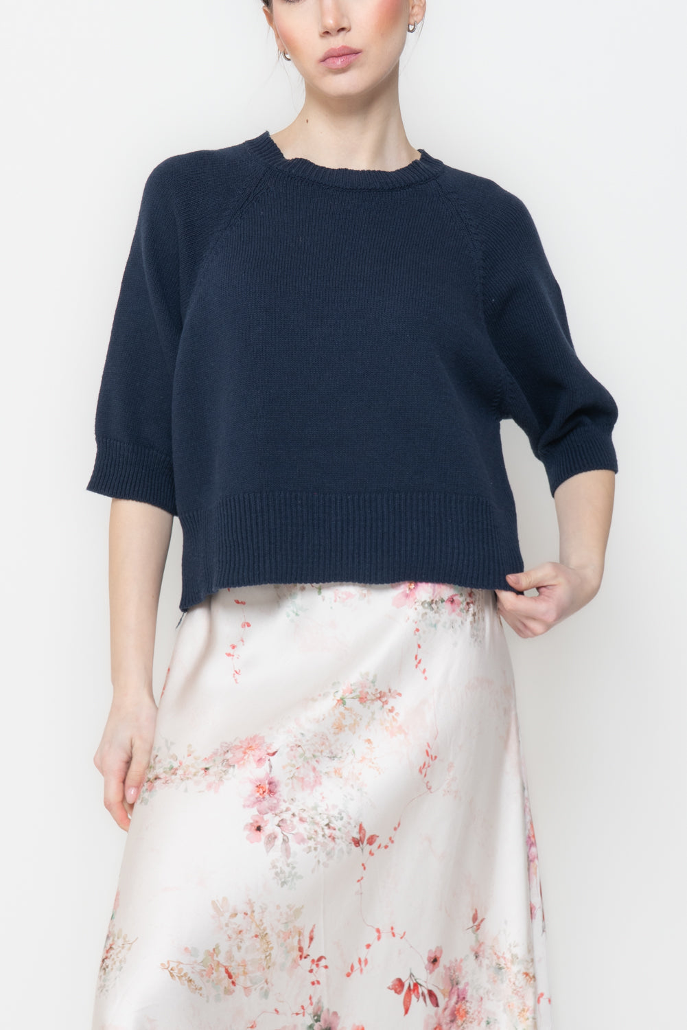 Maglia a scatola con Maniche ampie