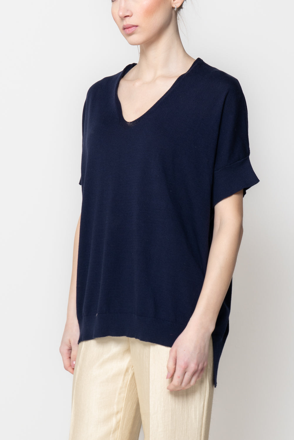 Maglia over scollo V