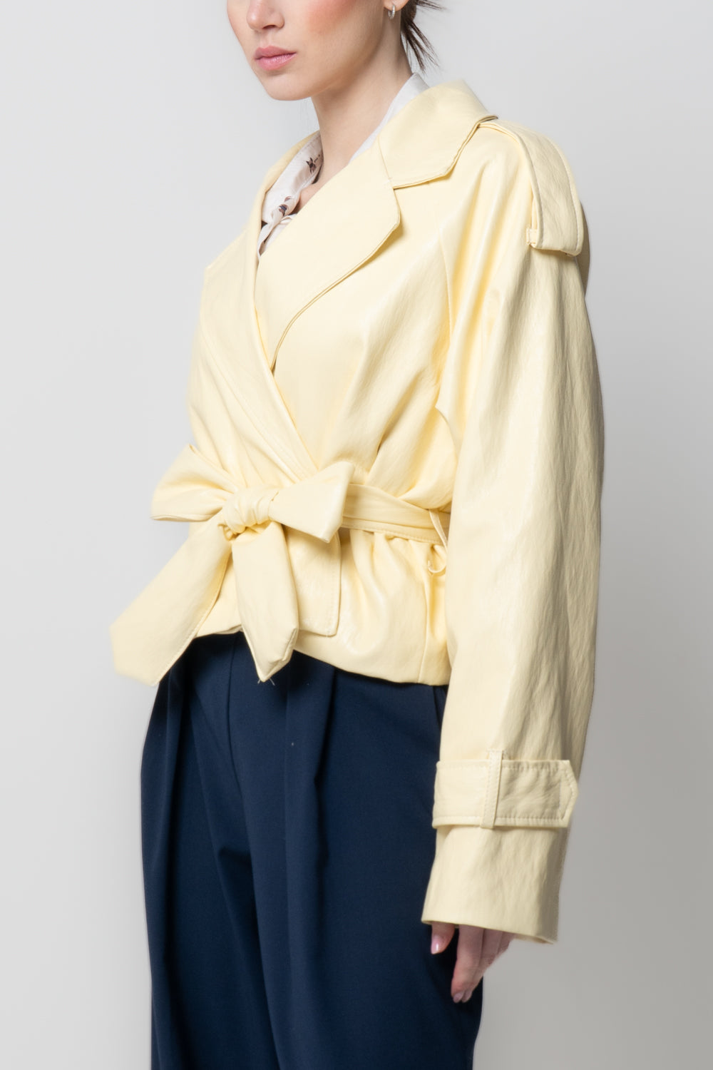 Giacca Trench Cropped