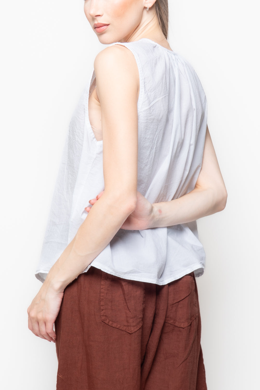 Top Smanicato con Fiocco