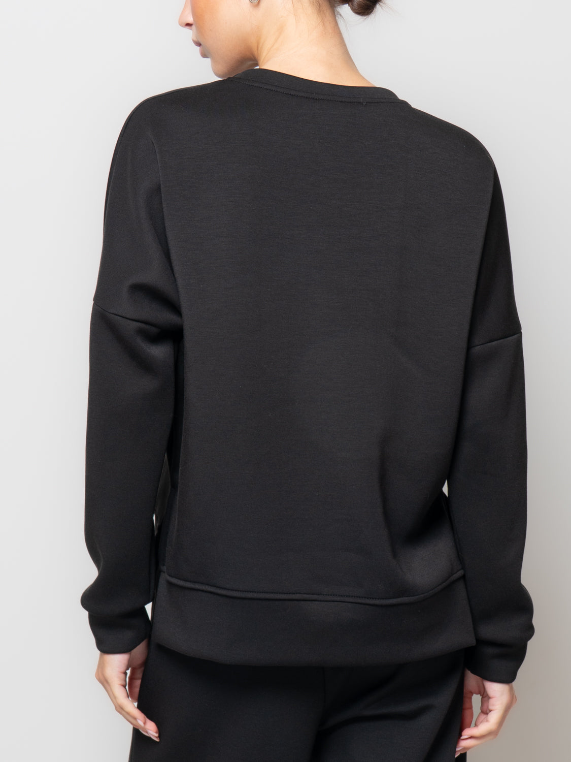 Felpa in neoprene con spacchi laterali