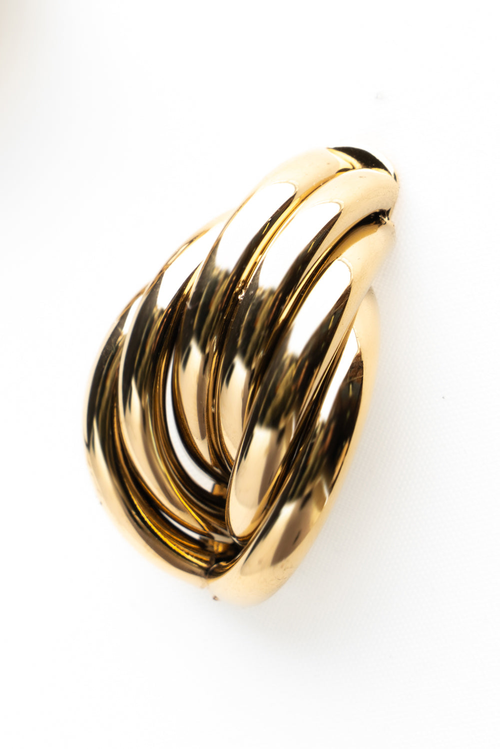 Orecchini a Mezza Luna Texturizzati