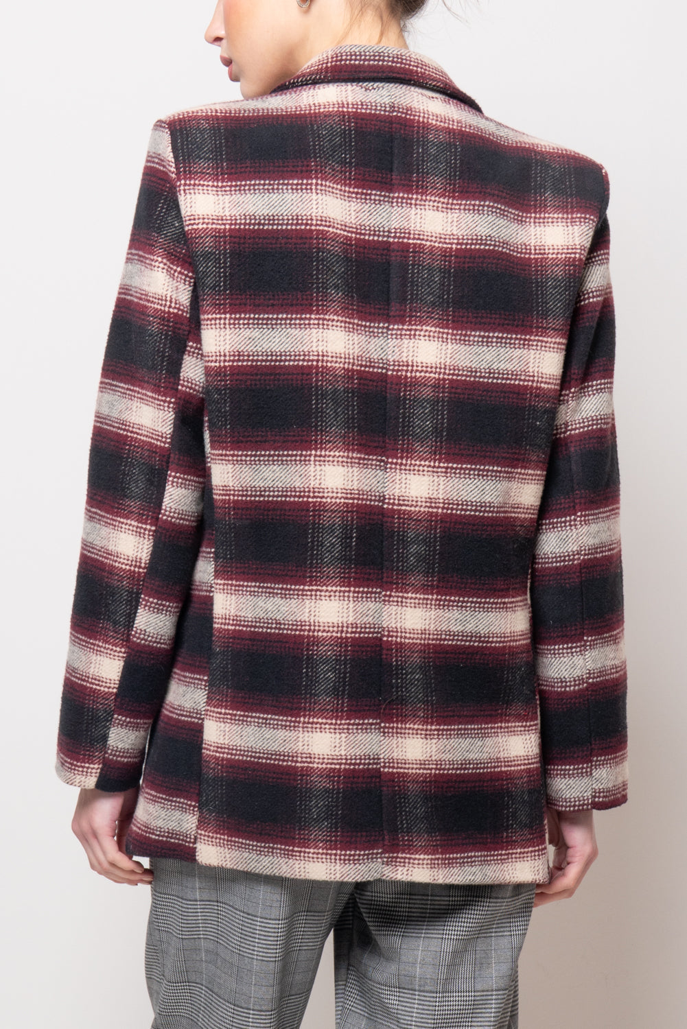 Giacca tartan a completo