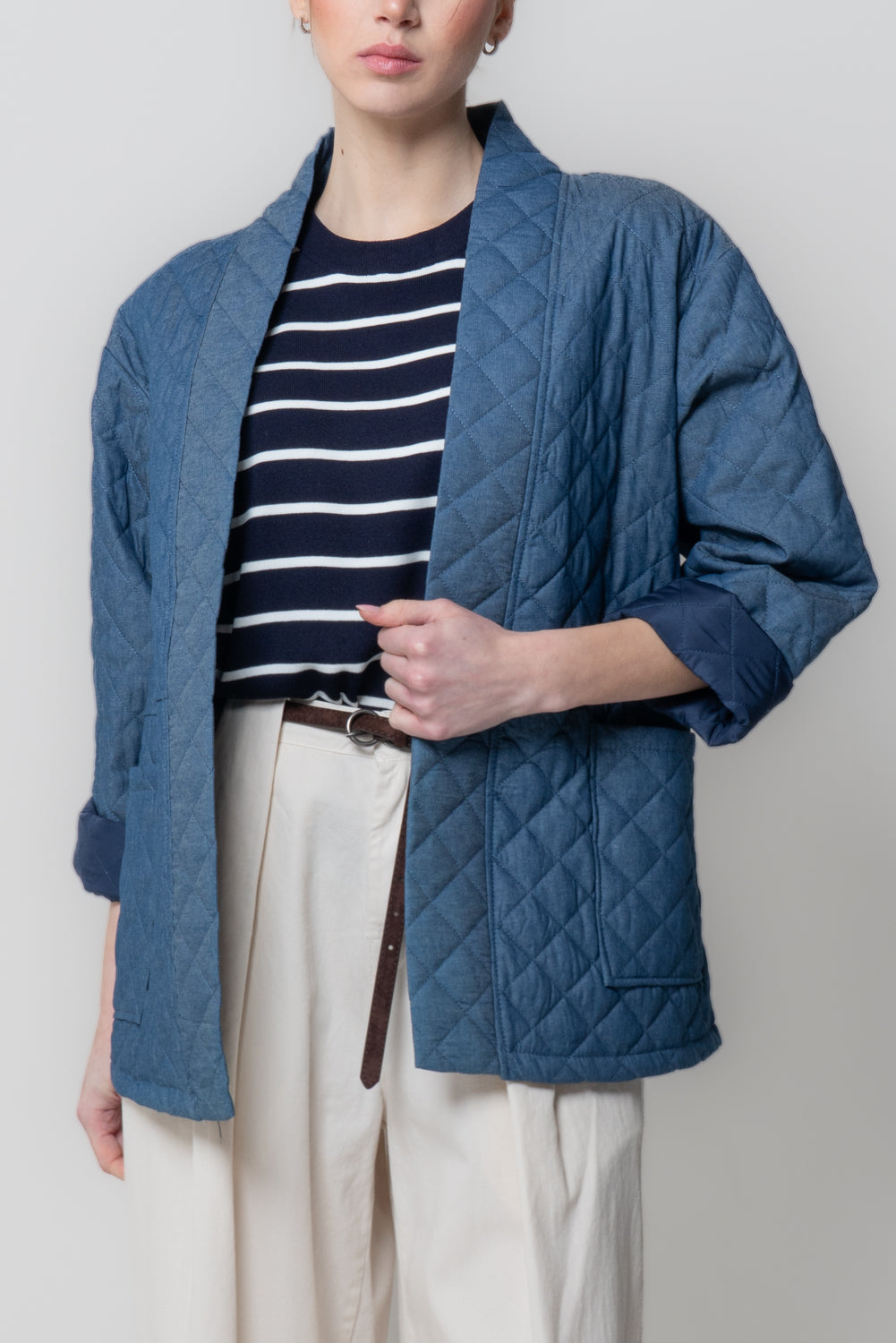 Giacca Kimono Trapuntata