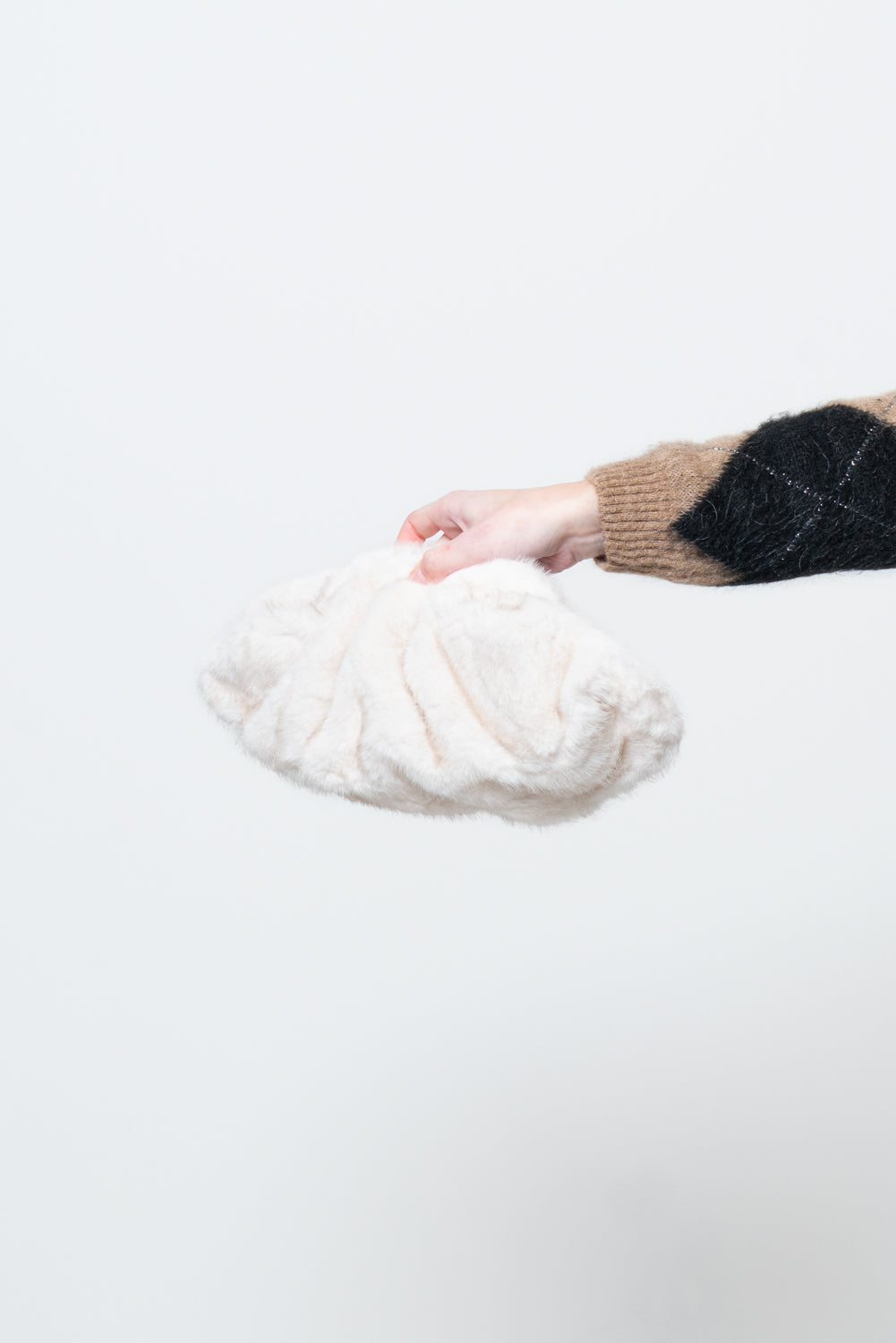 Clutch in ecopelliccia