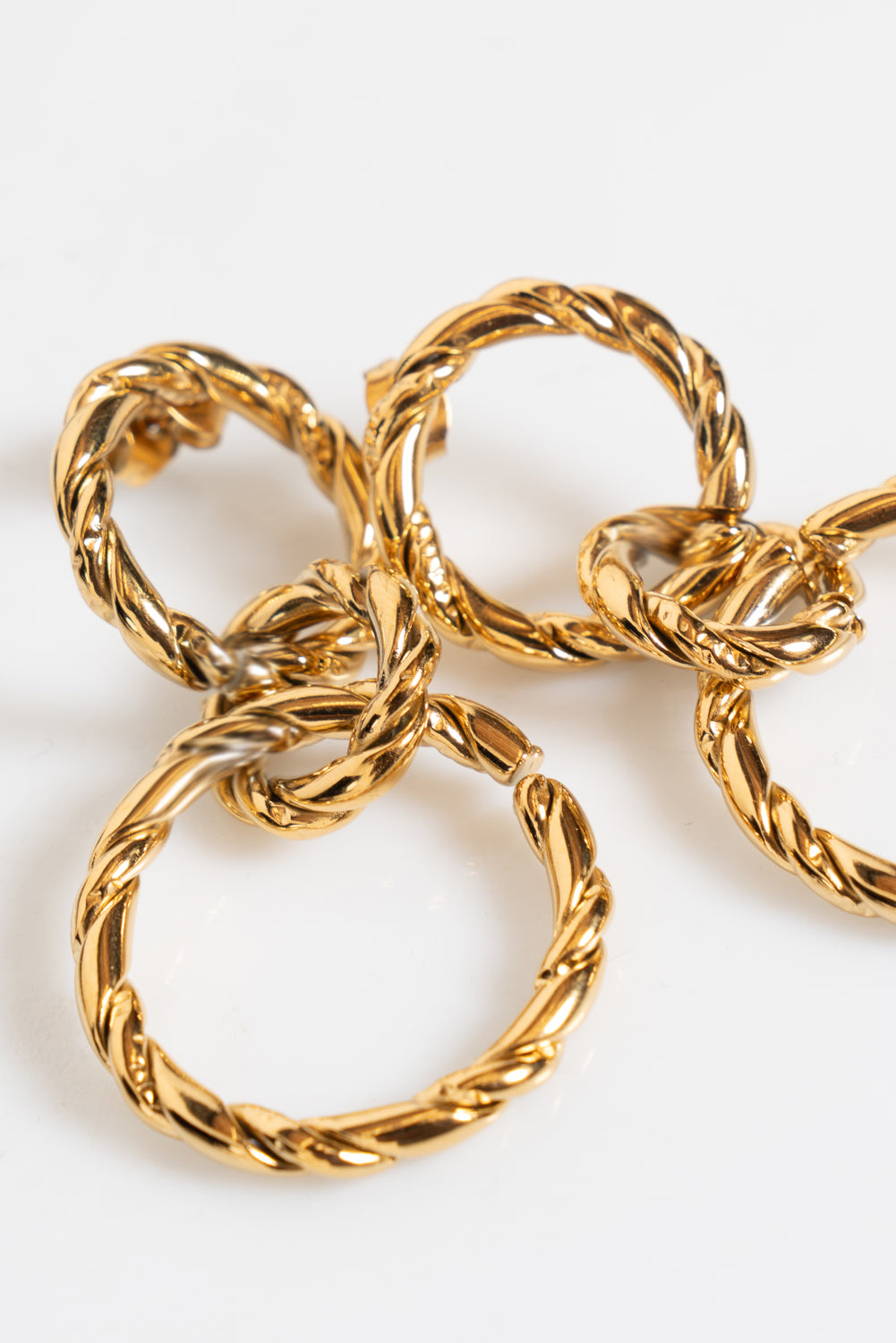 Orecchini a tre cerchi