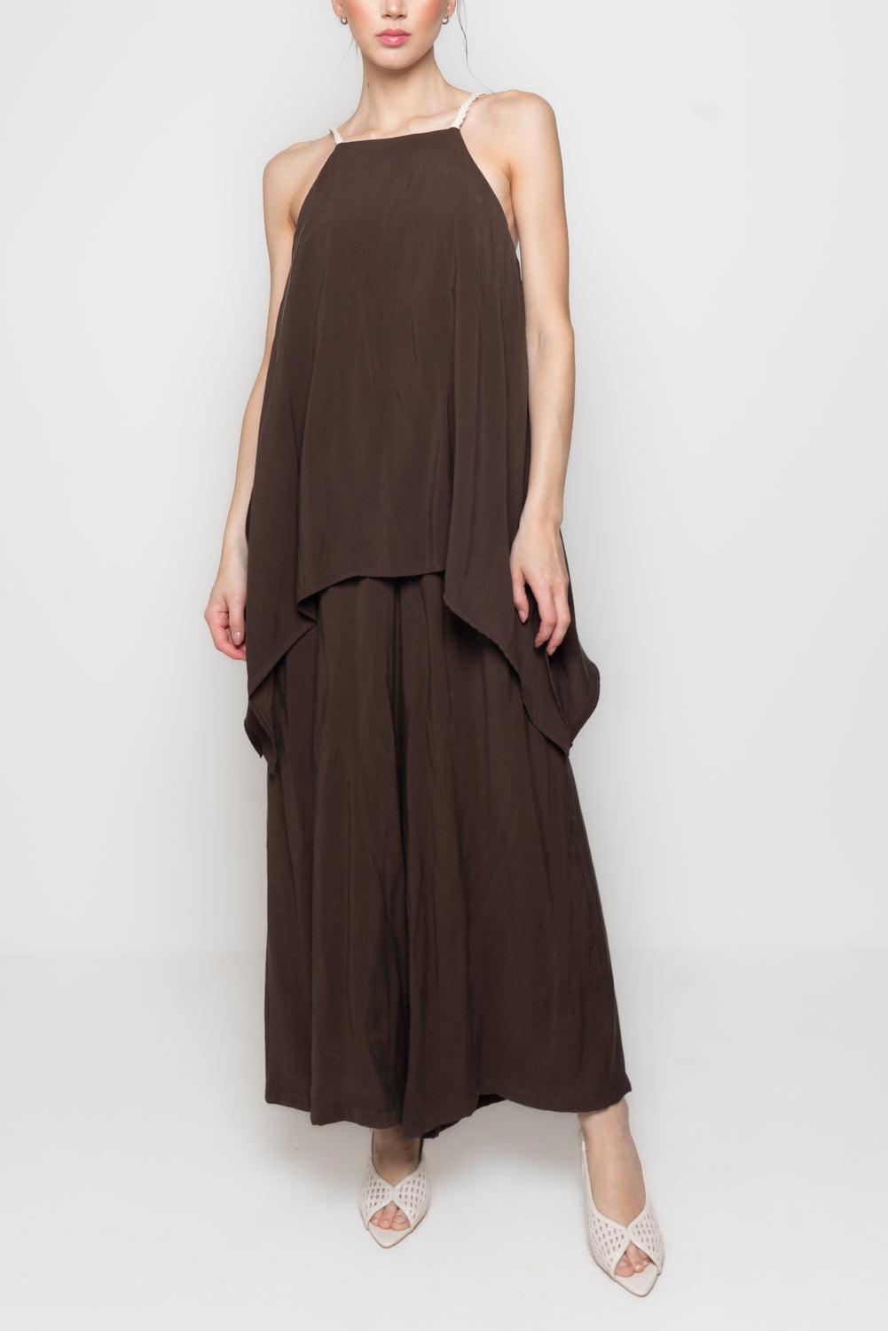 Tuta con Spalline in Corda
