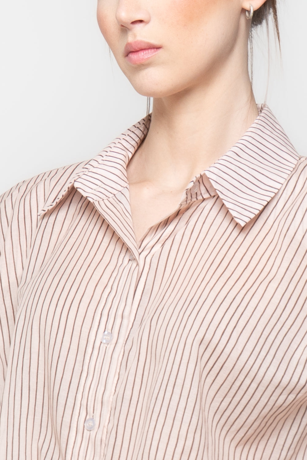 Camicia Smanicata a Righe