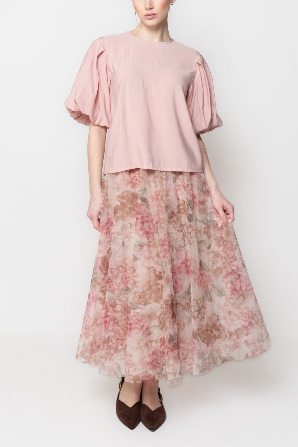 Blusa Manica a Bombolino