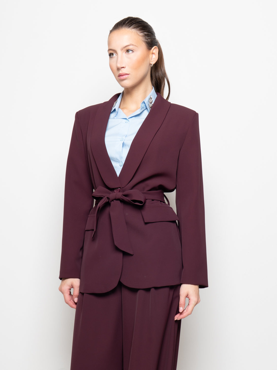 Blazer con cintura