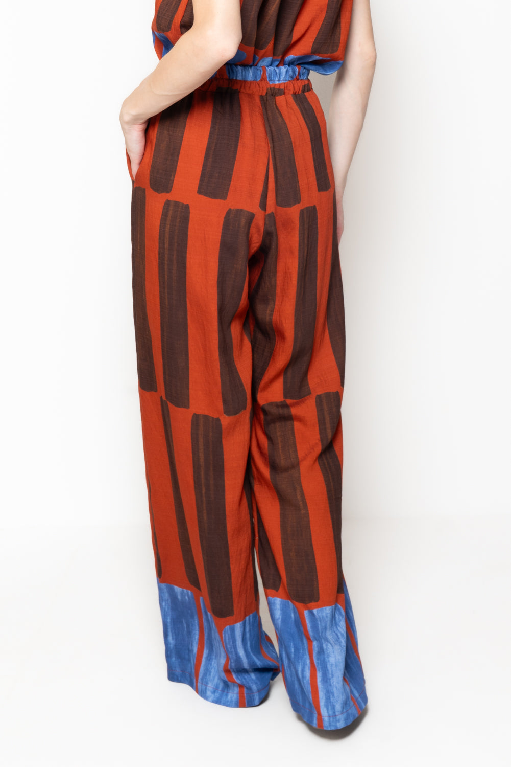 Pantaloni Palazzo in Fantasia