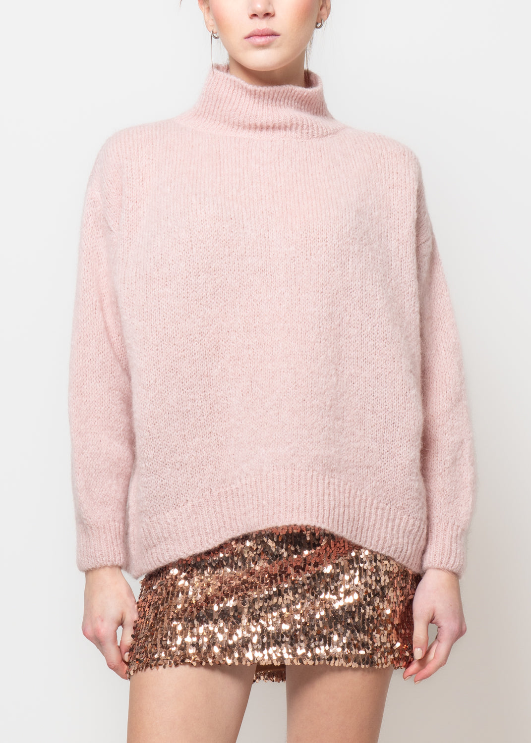 Maglia collo a cratere