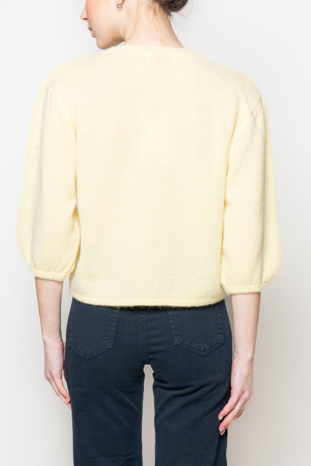 Cardigan con manica volume