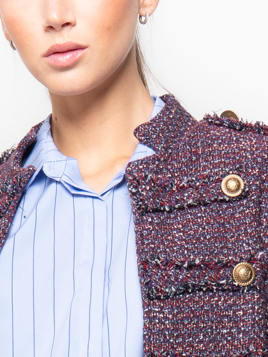 Giacca in tweed in stile Napoleon