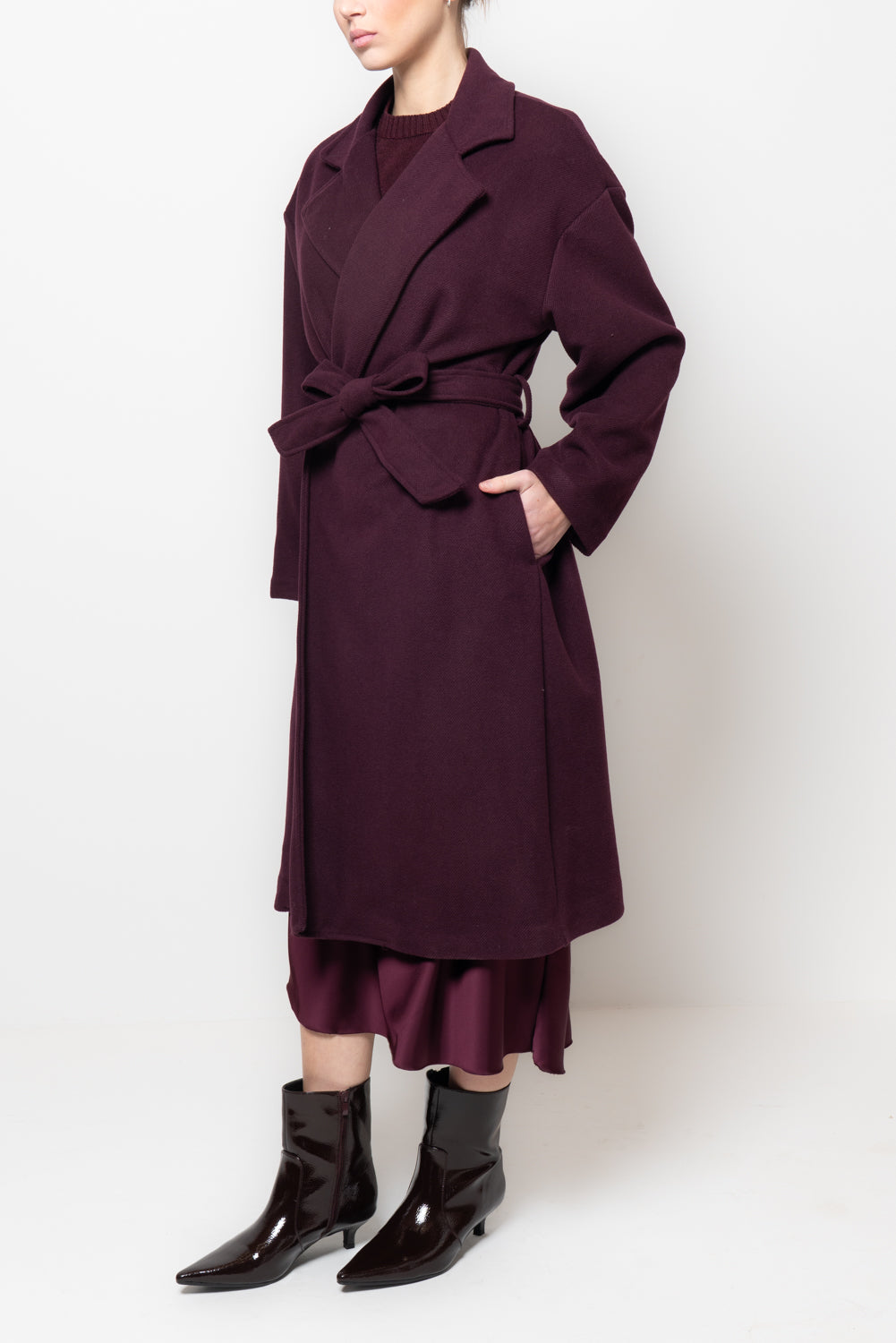 Cappotto con fusciacca