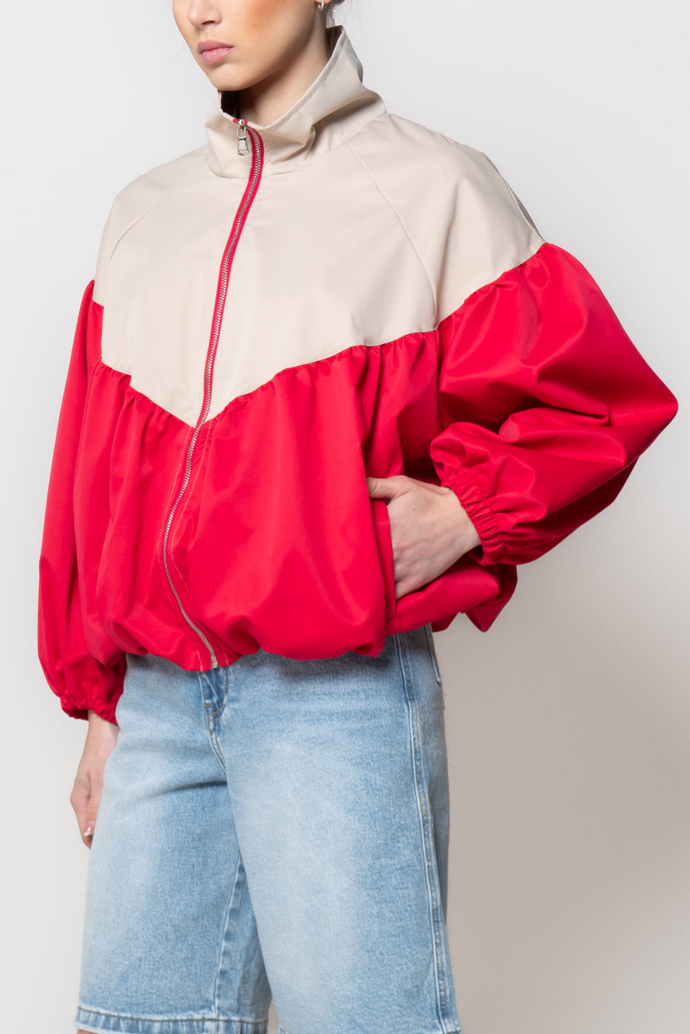 Bomber bicolore