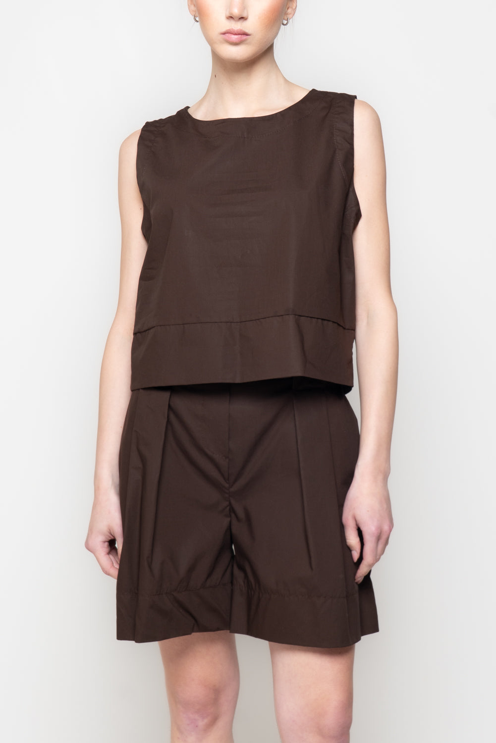 Top in cotone a scatola