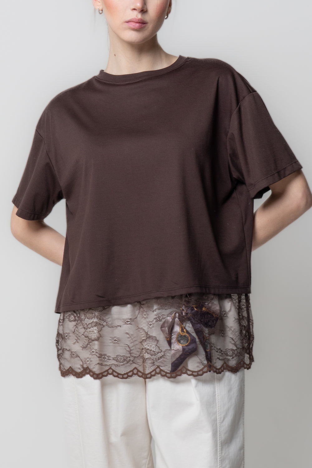 T-shirt Boxy Spacco Retro