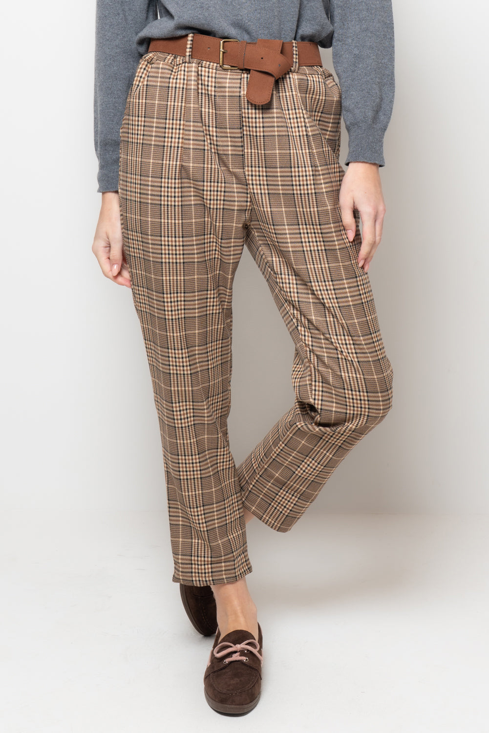 Pantaloni baggy tartan
