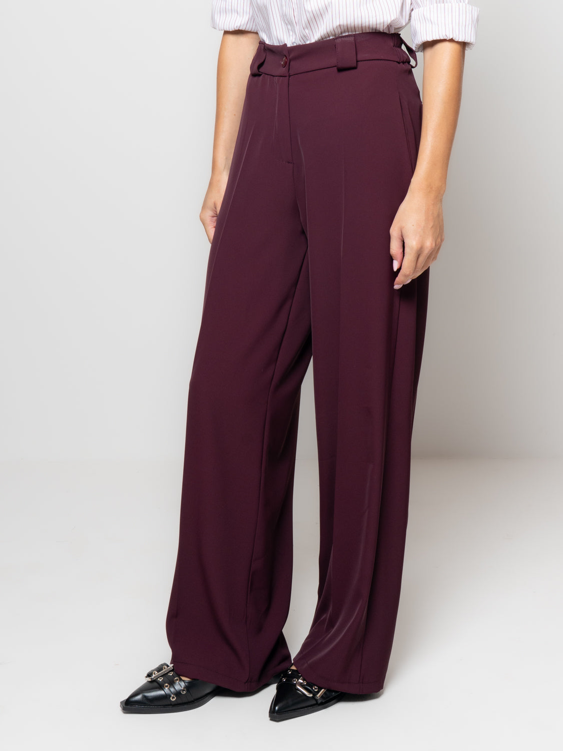 Palazzo in tessuto fluido