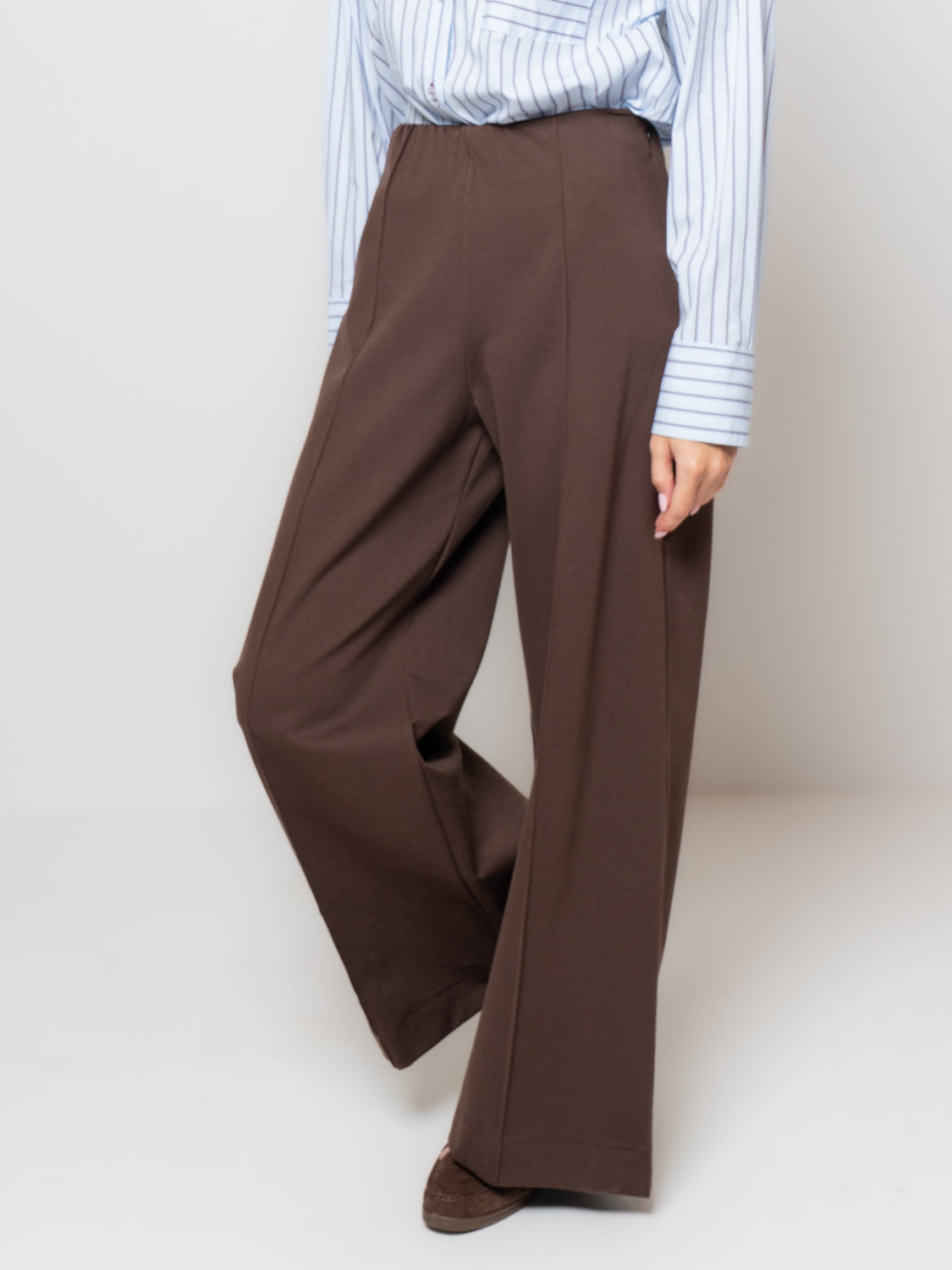 Pantaloni palazzo in punto milano