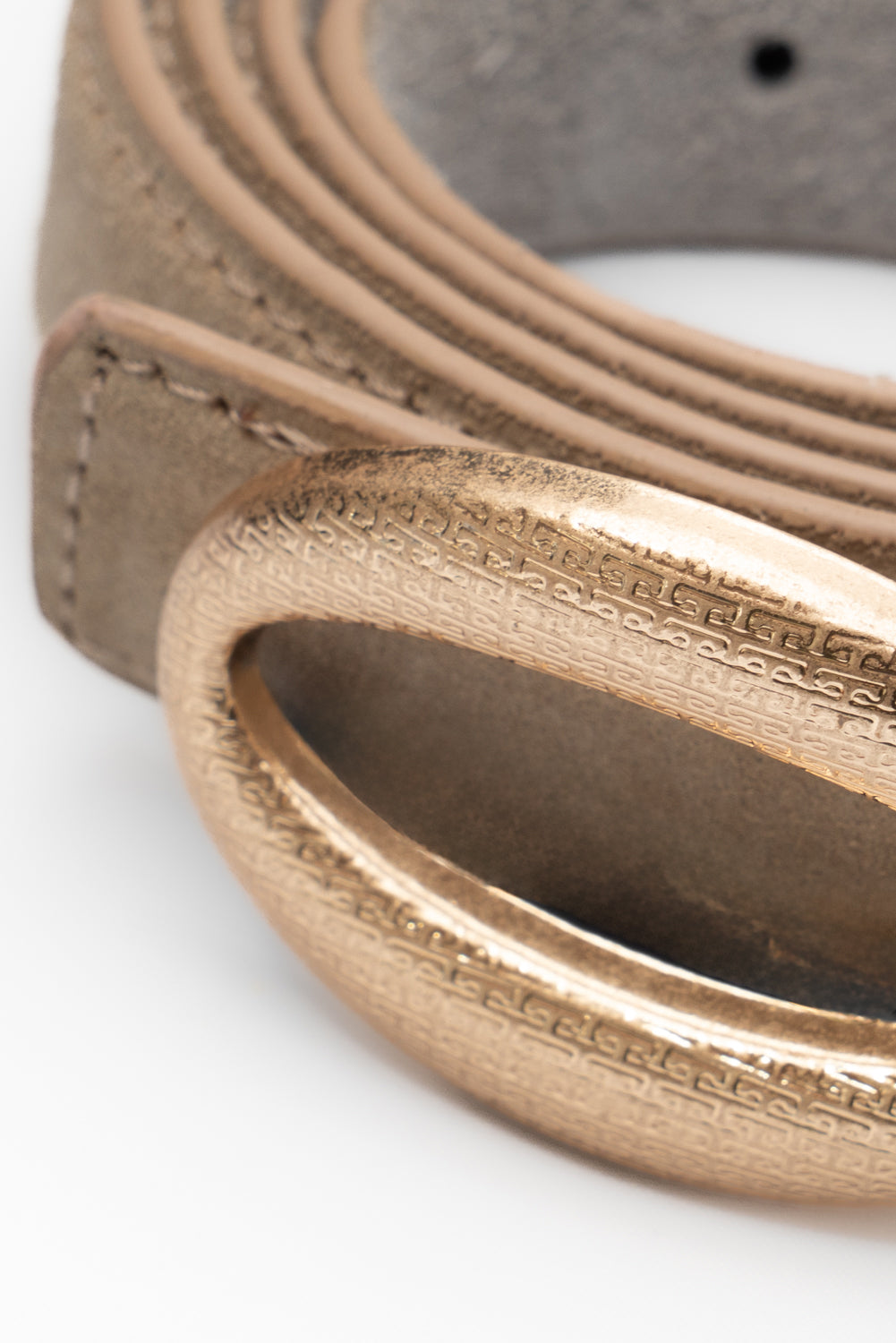 Cintura in pelle con fibbia