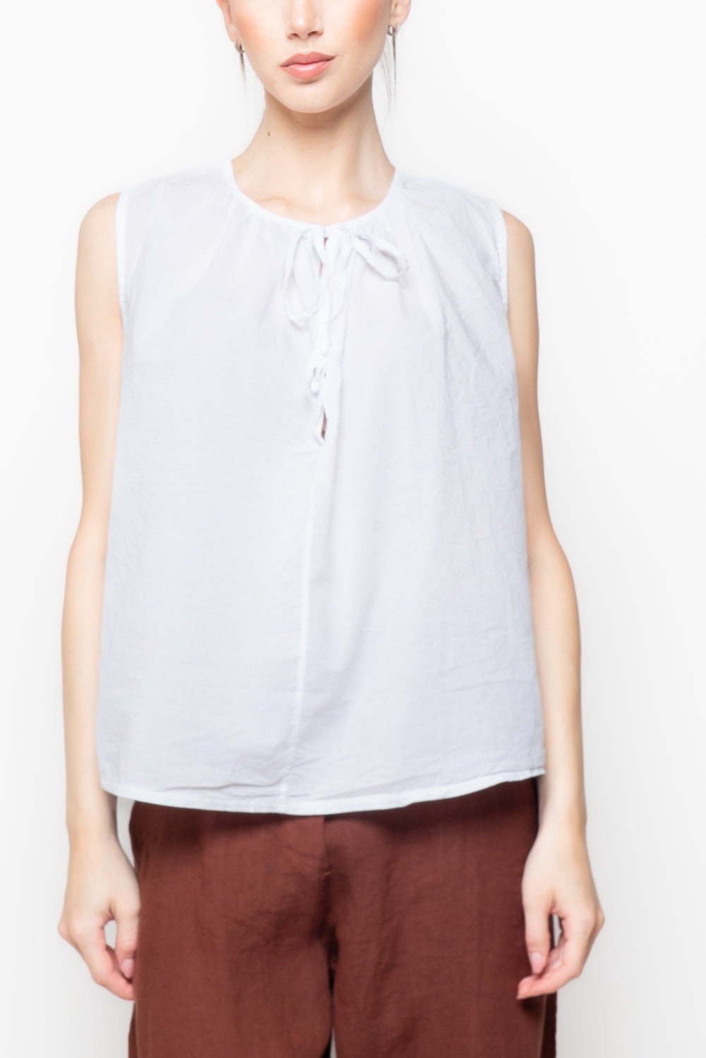 Top Smanicato con Fiocco