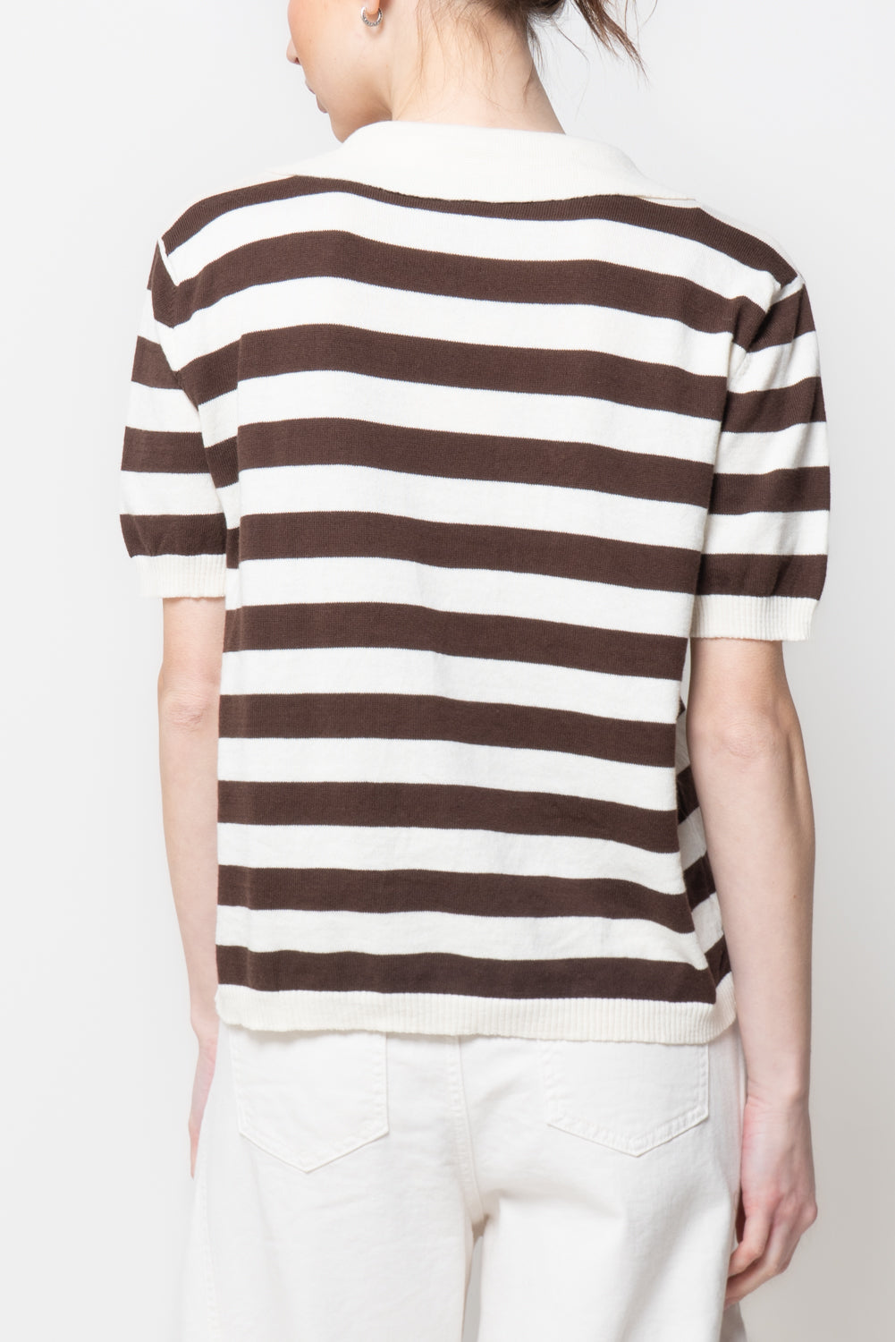Polo in Maglia a Righe