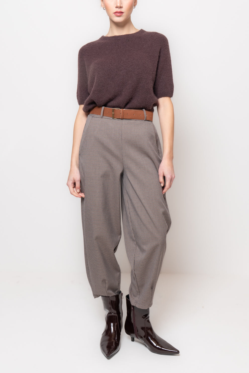 Pantalone baggy tartan