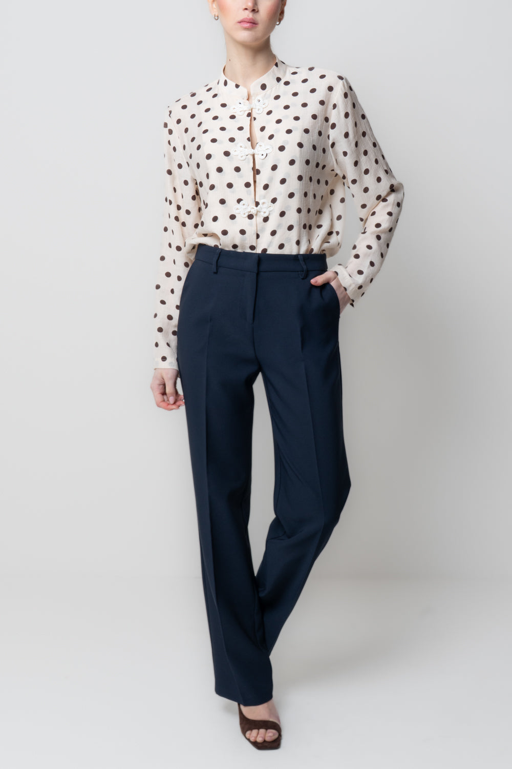 Pantaloni a palazzo da completo